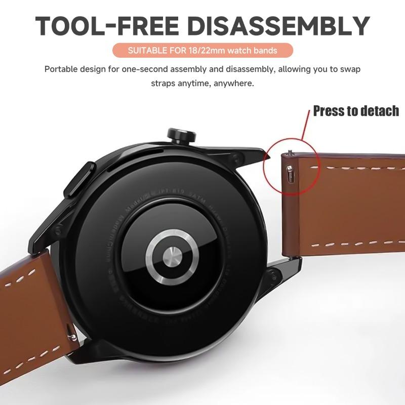 18/22mm Leather Watch Strap For Huawei Watch GT6 46mm Bands Soft Leather Wristband Bracelet For Huawei Watch GT5 4 3 GT5 GT6 Pro