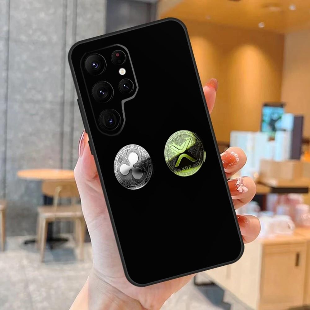 

Xrp Ripple Crypto Phone Case For SamsungS24,S23,S22,S21,Ultra Pro S10,S30Plus,S9,20lite Black Cover Samsung S235G