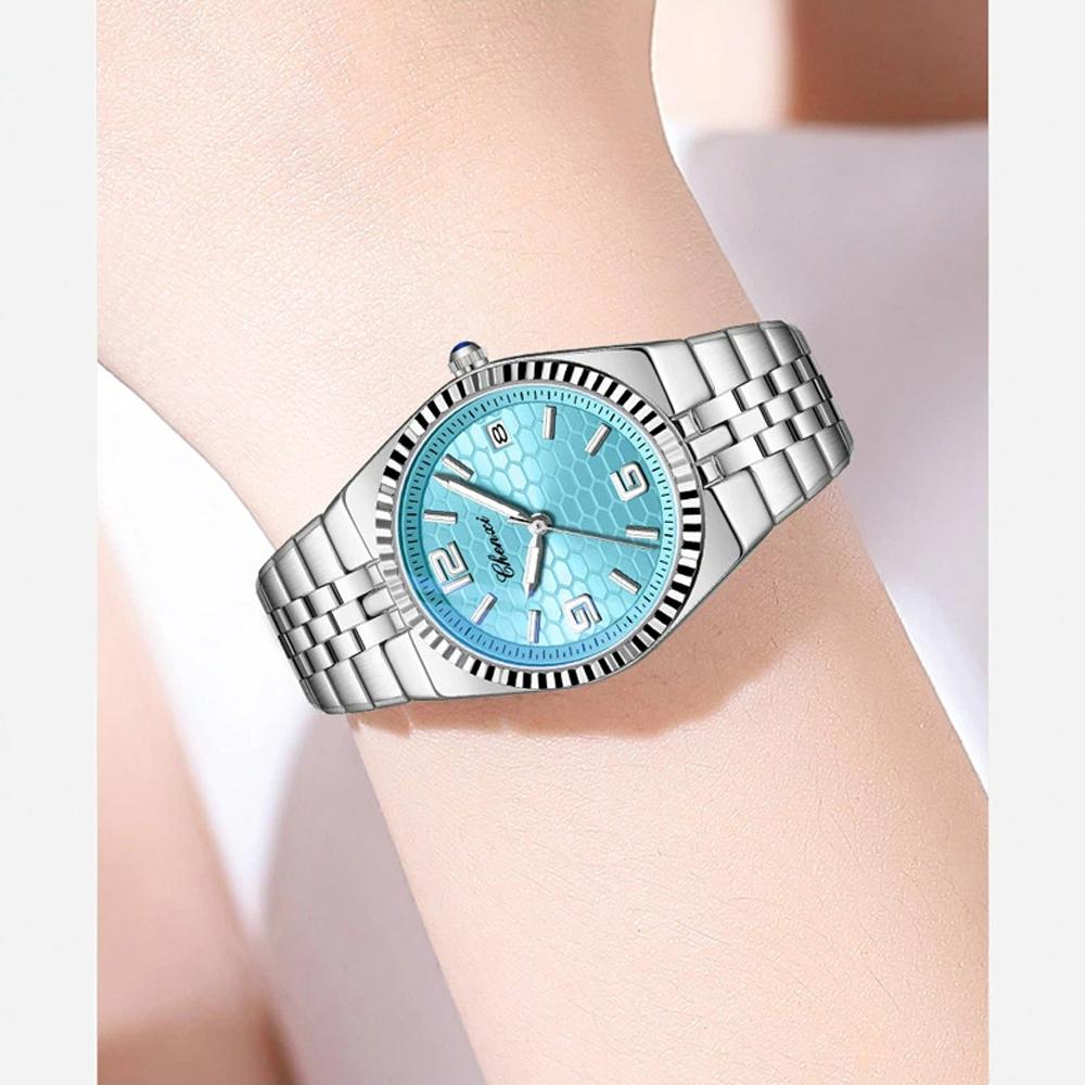 Couple Watch Luxury Quartz Watch Waterproof Watch Lover Gift Night Light Classic Date Week Clock His Her Watch