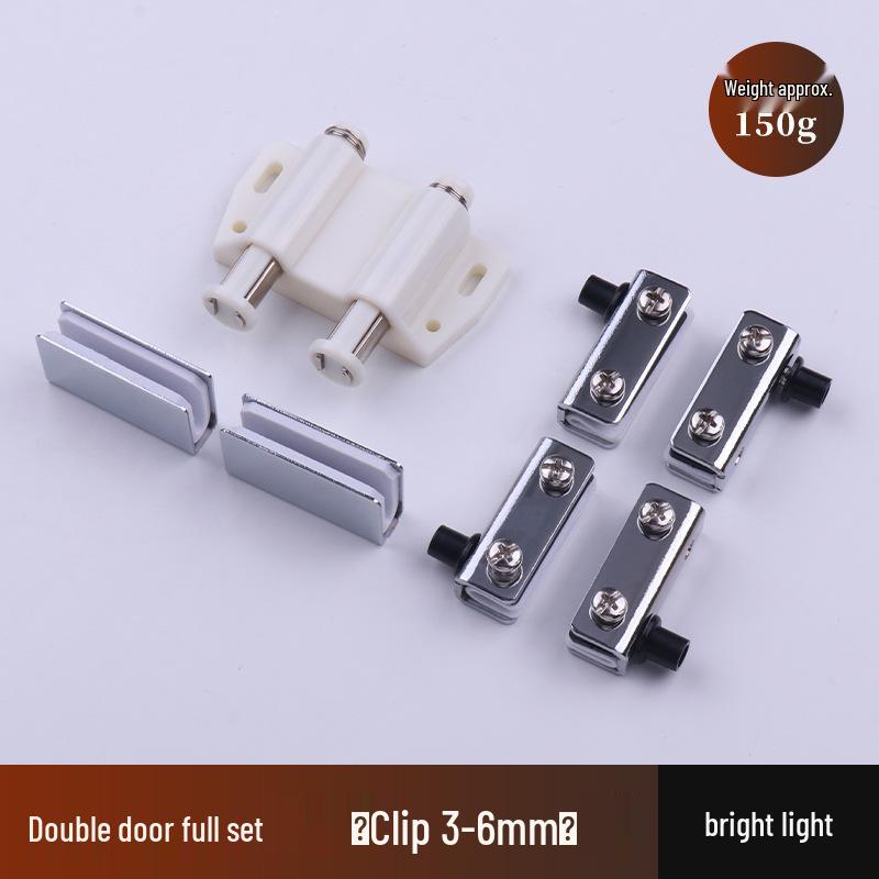 Frameless Glass Door Pivot Hinge for Cabinets with Automatic Opening Mechanism