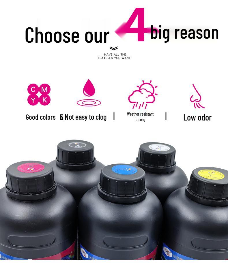 Matte UV Ink for i3200, XP600, TX800, Ricoh G5i/G5/6, Seiko, and Konica Printheads