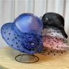 Top French Womens Hat British Flower Socialite Hat Polka Point Style Elegant