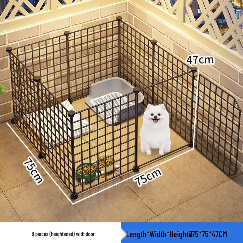 Pet Fence: Indoor Cage and Isolation Gate for Small To Medium Dogs and Cats