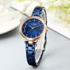 CURREN Women Watches Luxury Metal Bracelet Wristwatch Classy Fashion Quartz Clock Blue Female Stainless Steel Dress Watch 9051