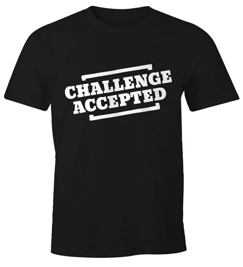 Challenge Accepted Men's T-Shirt Fun Shirt Moonworks®-