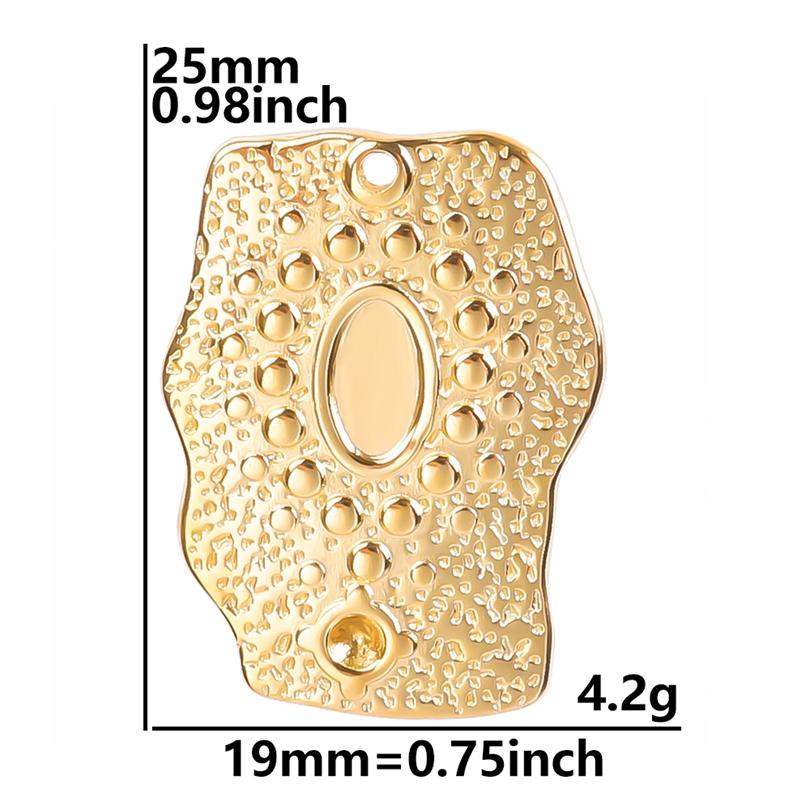6pcs Sun Moon Stainless Steel Charms For Jewelry Making Bulk Flower Pendant Charm Gold Color Breloque Acier Inoxydable Pendant