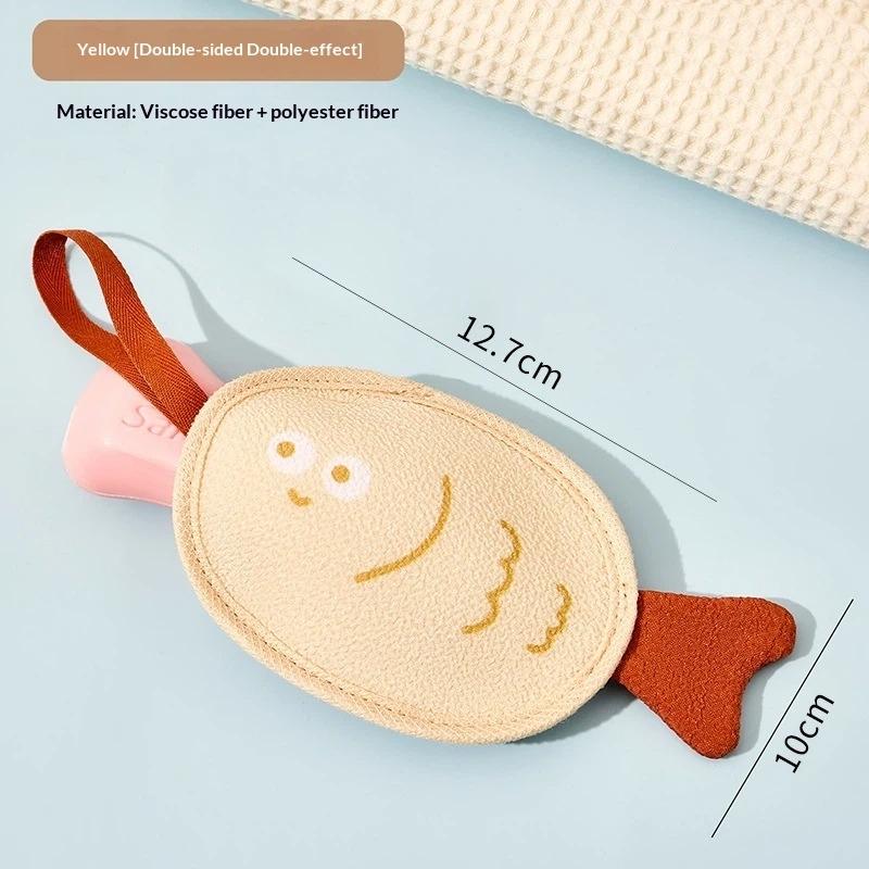 Double Sided Exfoliating Soap Bag Oval Foaming Net Bath Cleansing With Lanyard For Quick Bubble Creation Personal Care