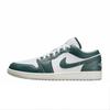Jordan Air Jordan 1 Macaron Leather Abrasion Resistant Abrasion Resistant Low Top Vintage Basketball Shoes Unisex FQ7687-300(Team861-)