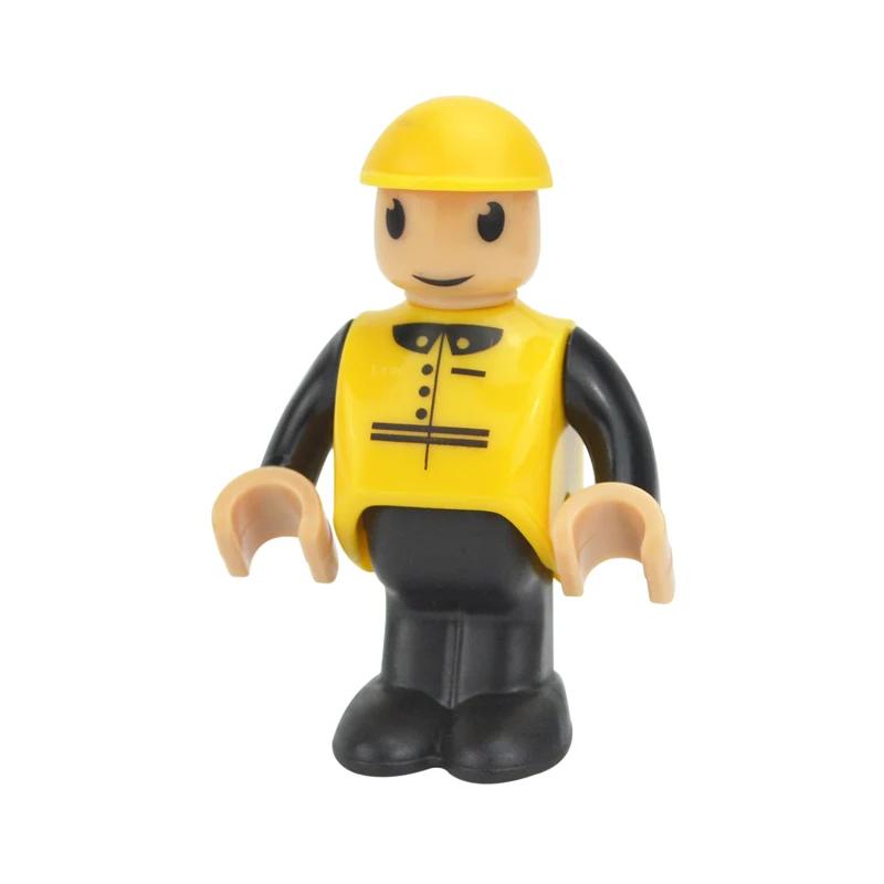 Tutti i Tipi di Personaggi Bambolotti Uomini Piccoli Accessori Ferrovia in Legno Famiglia Lavoratore Polizia Medico Figure Adatto Per Biro Giocattoli in Legno