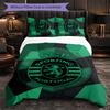 Biancheria da Letto a Tema Sporting CP FC Set 3 Pezzi Copripiumino Biancheria da Letto Decorativa per Camera Adolescenti Decorazione Casa
