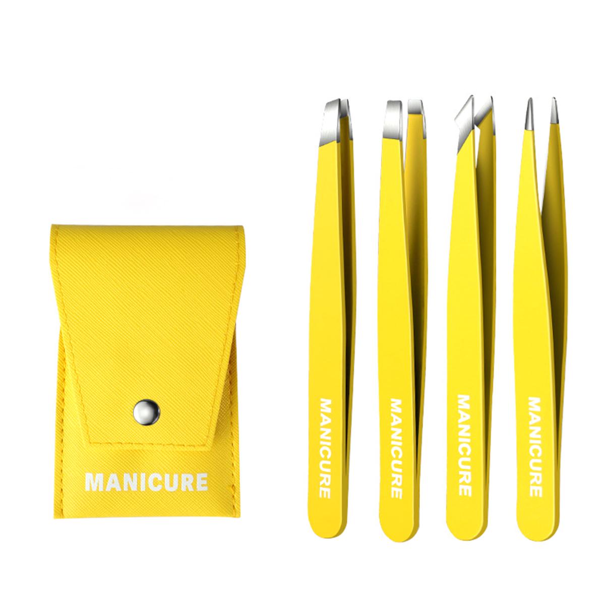 

Пинцет для выщипывания волос из нержавеющей стали, триммер для бровей, набор инструментов для красоты и макияжа, скошенный пинцет для бровей, средство для удаления, инструмент для макияжа