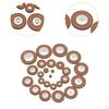25 Pieces Alto Sax Pads Set Accessories Easy To Use Professional Direct Replaces