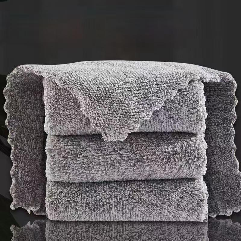New Oil-Repellent, Stain-Resistant, Thick Dishcloth for Efficient Kitchen Cleaning, Absorbs Water and Removes Oil. 22x22cm