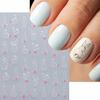 Rabbit Ears Nail Art Decals Waterproof Nail Decals New Easter Rabbit 3D Nail Stickers  Manicure DIY