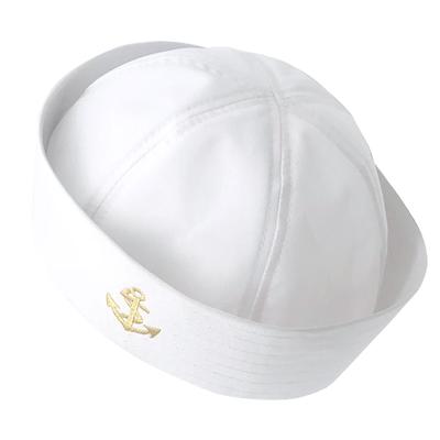 Matrosen Schiff Boot Kapitän weiß Militär Hut Erwachsene Kinder Marine Marine Cap Anker Meer Bootfahren nautische Party Cosplay Outfit