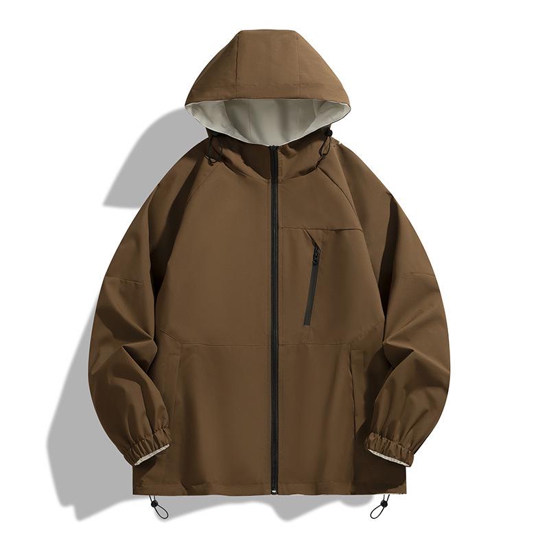 

Унісекс двосторонній вітрозахисний плащ: Колекція Весна/Осінь 2024 - Вітрозахисний, З капюшоном, Повсякденний, Трендовий, Універсальний. Small (S)