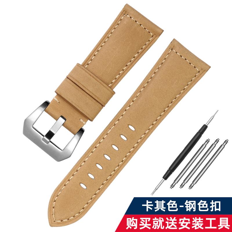 For Casio Swordfish EFV-540 303 EFB-670 MDV-106 MDV-107 Vintage Cowhid WatchBand MTP1303/1374/1375/VD01 Men's Leather Strap 22MM