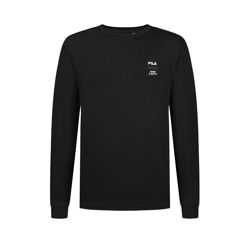 

New FILA x BBC EARTH T Shirt Men s Pitch Black A51M437201FBK L(175/96A)