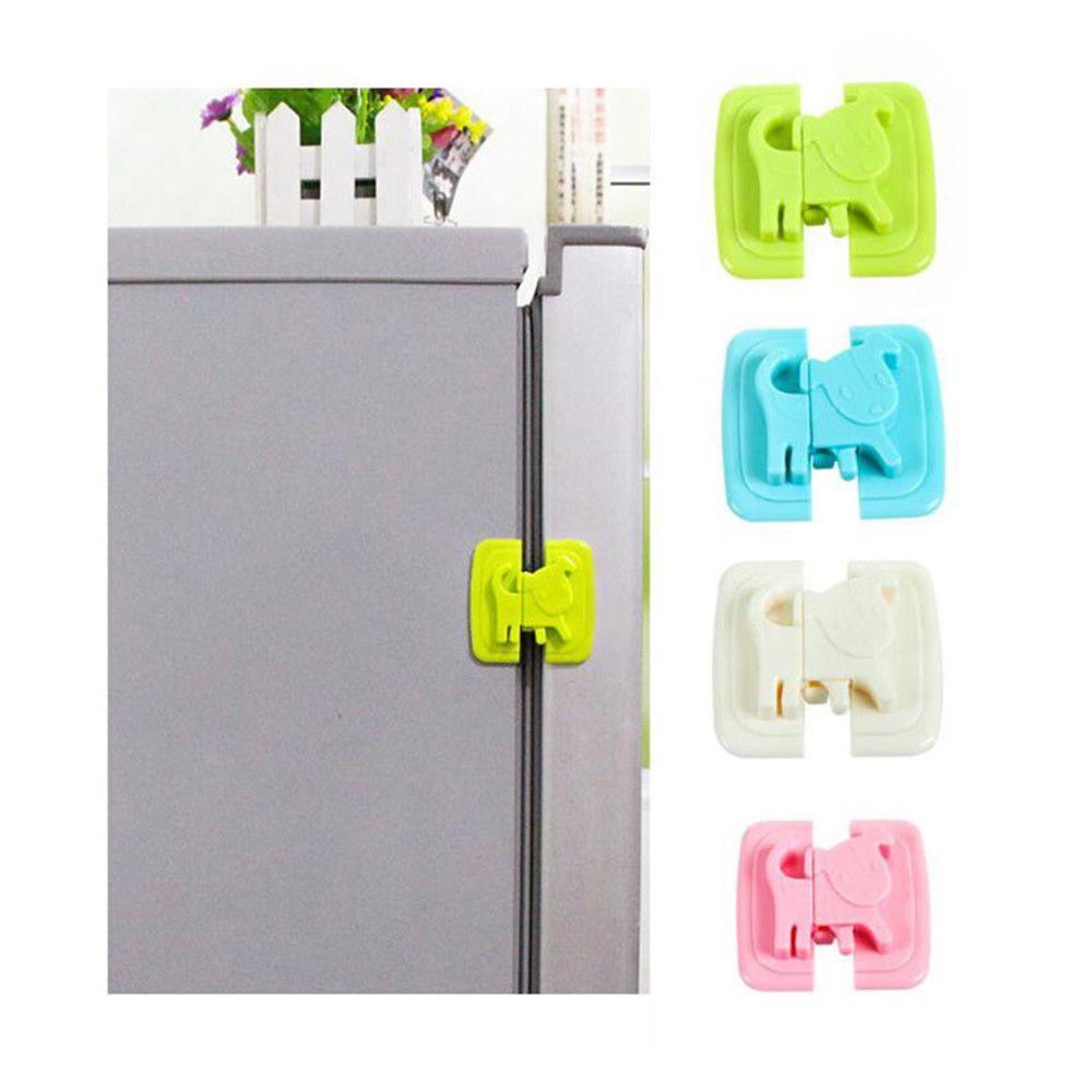 

Baby Kids Cabinet Door Child Infant Security Measures Toddler Safety Locks Refrigerator Lock 1pcs random color