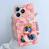 Para Realme C61 C63 Funda de Teléfono Diseño de Niña con Flores Silicona Suave TPU Carcasa Trasera para Realme Narzo N63 C 63 Fundas RealmeC61