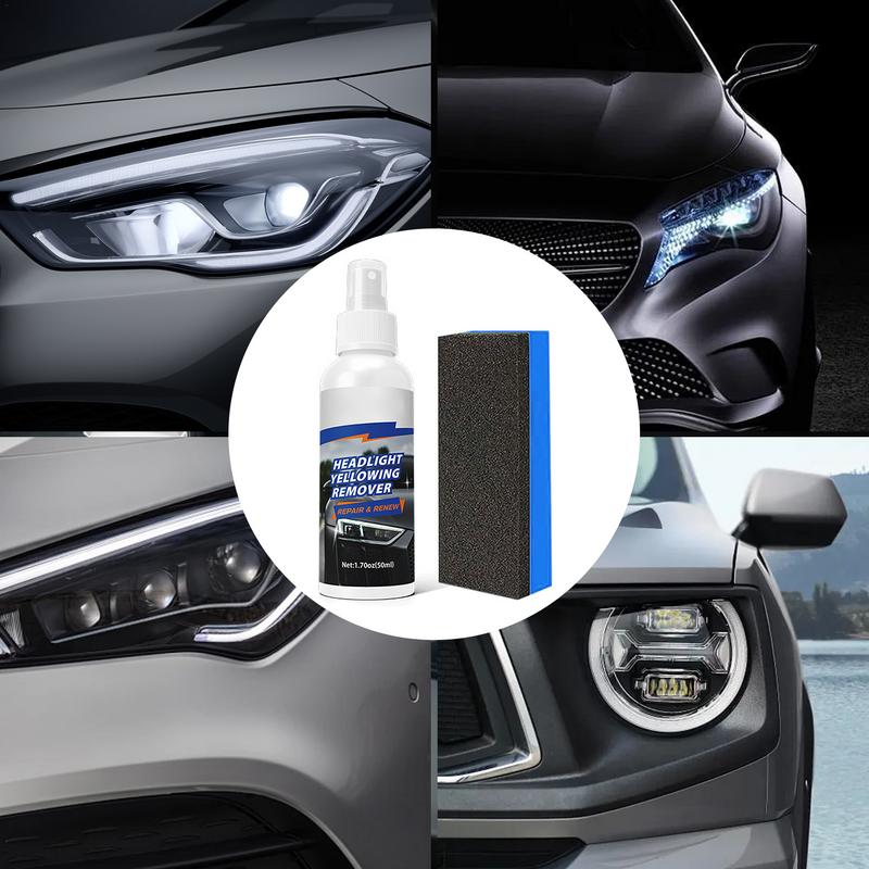 Headlight Restoration Automotive Headlight Restoration Car Headlight Repair Fluid Head Lights Cleaner For Car Car Light Cleaner