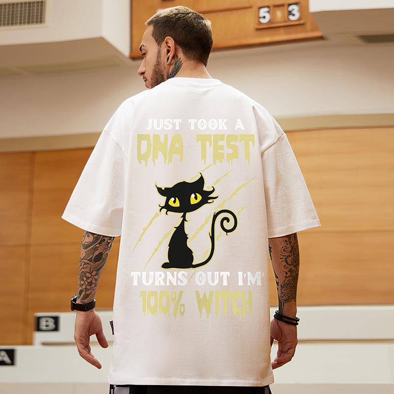 3d Cat Print Short Sleeve Tee Fashion Men's T-Shirt Loose Casual Man Clothing Summer Harajuku Oversized T-Shirt 2024 New Tops