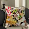 Anime Jojo Bizarre Adventure Retro Pillow Cover Sofa Cushion Cover Home Room Decoration Children Gift