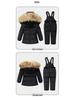 Children's Down Jacket Ski Suit Set for Toddlers Aged 1-6 