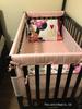 Multicolor Mesh Baby Crib Bumper with Railings for 4-Panel Beds