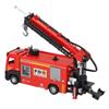Ladder Firetruck Toy Water Spraying Function Alloy Firetruck Toy Model for Indoor Outdoor