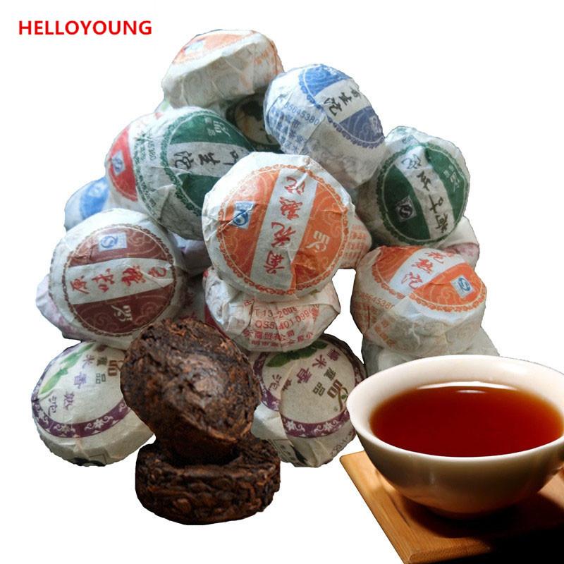 China Top-Grade 10 Pcs Different Flavors Pu Er Tea, Raw and Cooked Pu erh Mini Tuocha Yunnan C-PE042