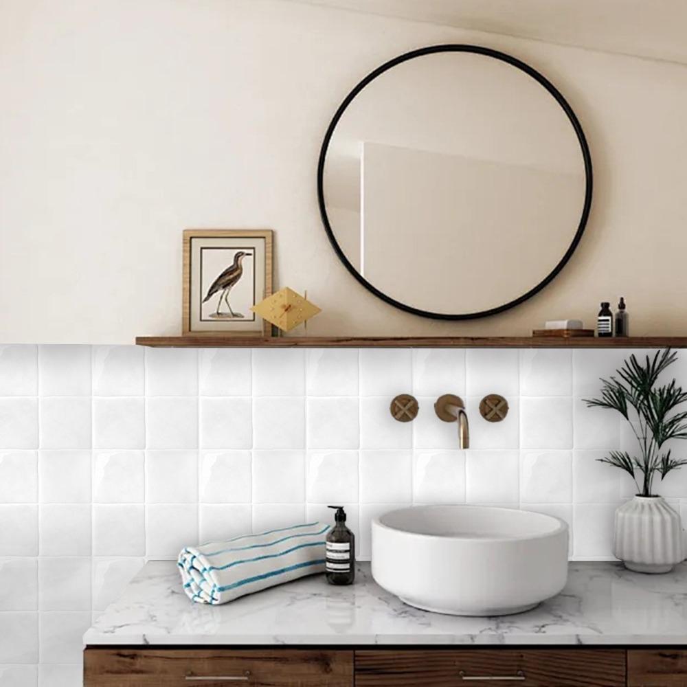 9" x 9" Olupovací a lepicí obkladový panel Mramorový vzor Samolepicí obklad Odolný obklad na zeď pro kuchyň koupelnu