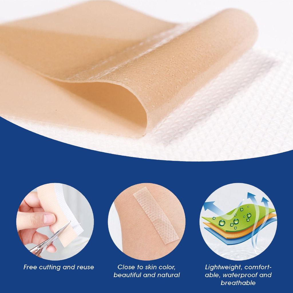 BUPY Silicone Gel Scar Patch - Self-adhesive Surgical Scar Sticker Tape