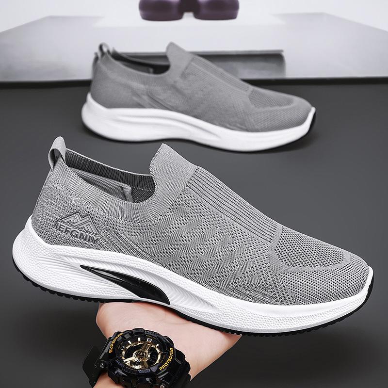 Nuove scarpe da corsa ammortizzate alla moda per esterni da uomo in mesh traspirante scarpe sportive versatili leggere