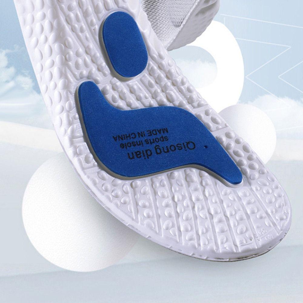 Sports Cushion Sole Shock Absorption Orthopedic Insoles Shoe Pads EVA Insoles Running Insoles