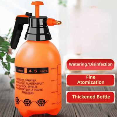 2L Capacity Watering Pot Thickened Material Manual Pressurized Spray Bottle Gardening Use Adjustable Nozzle Garden Sprayer