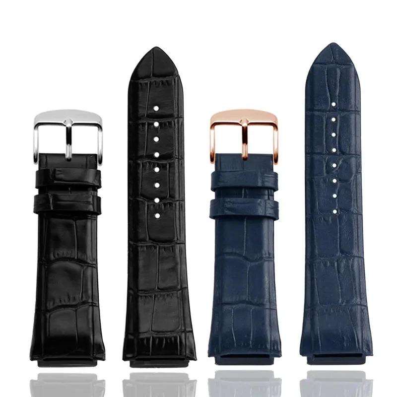 Genuine Leather Watchband For GUESS Watch U0247G3 W1058G2 W0040G3 W0040G7 W0281G Series Strap Bracelet Watch Accessories 22mm