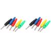 2 Set U23 4mm Single Needle Banana Plug Red Yellow Blue Green Black for Electric Power Test Parts