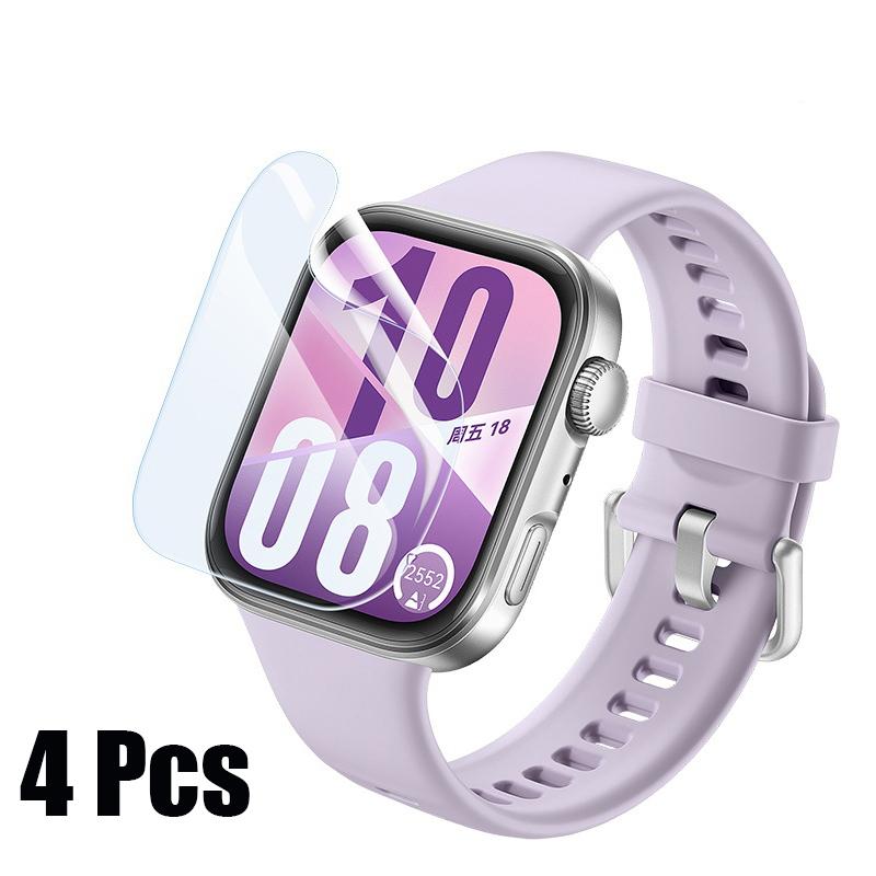 1-5 Pcs Soft Film For Huawei Watch Fit 4 Pro Screen Protector Accessories Clear HD Hydrogel Anti-scratch For Huawei Watch Fit 4