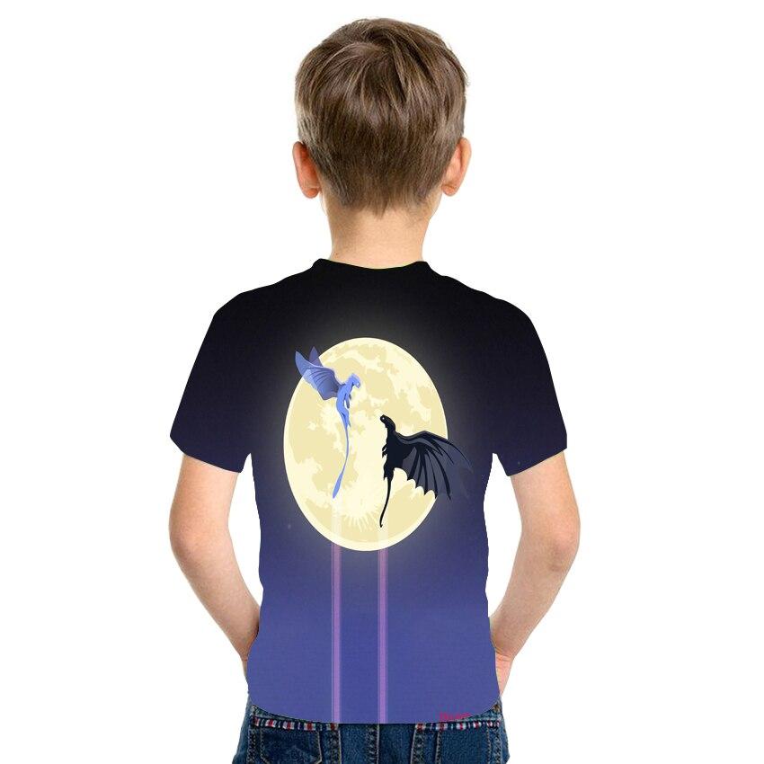 Letnia koszulka dziecięca kosmiczna gwiaździste niebo z nadrukiem 3d Harajuku Koszulka z krótkim rękawem