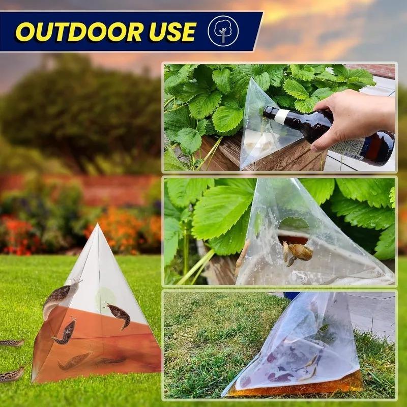 40/1pcs Garden Snails Slugs Traps Snail Controllers Snail Cages Insect Traps Household Garden Disposable Snail Trap Catcher Bags