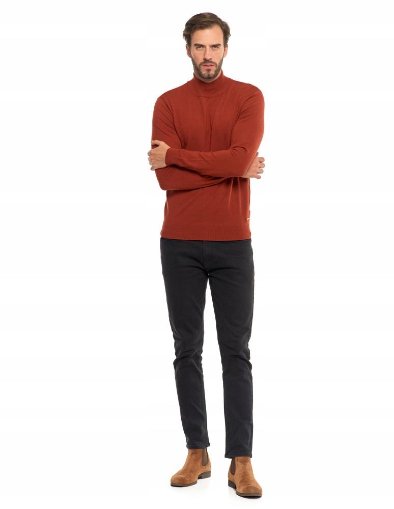 Men's Sweater Elegant Classic Turtleneck Fashionable Long Sleeve MORAJ S beige