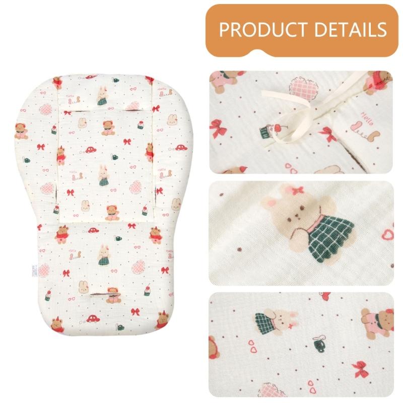 Four Season Infant Strollers Seat Pad Cushion Double Sided Design Even In Hot And Cold With Universal Compatibility