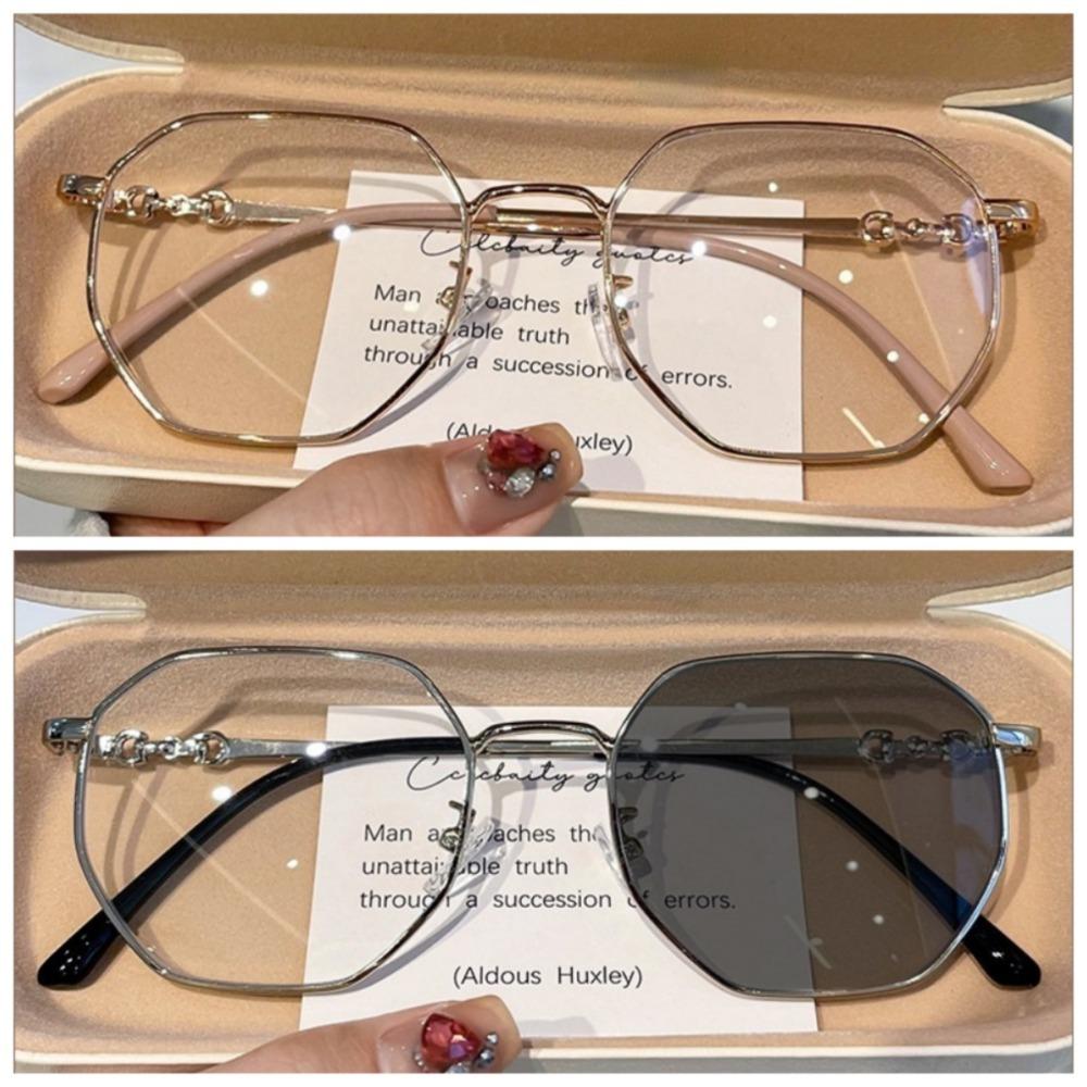 

Фотохромные очки с защитой от излучения и синего света для женщин, с переходными линзами, защита UV400, сменные линзы