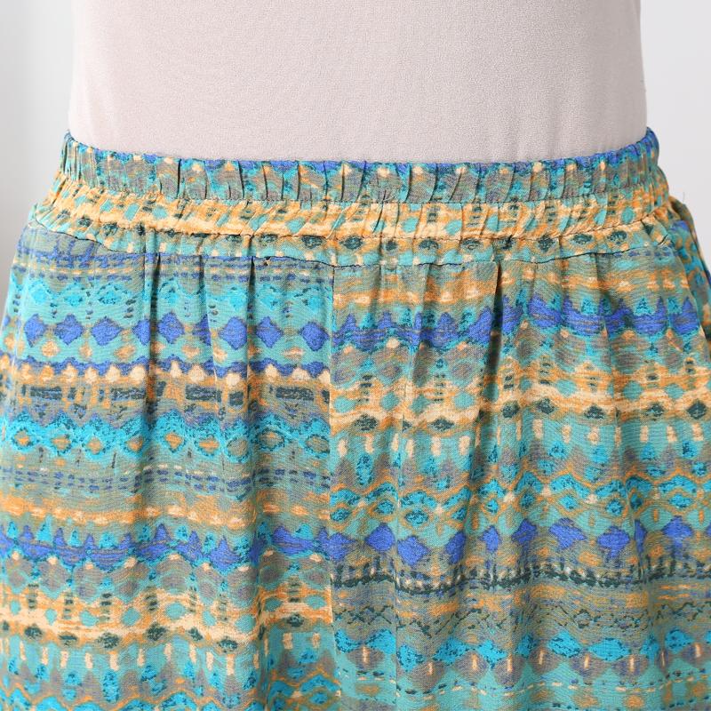 Dámská dvoudílná sada pro větší velikosti, letní vintage oblečení, volné ležérní kalhoty