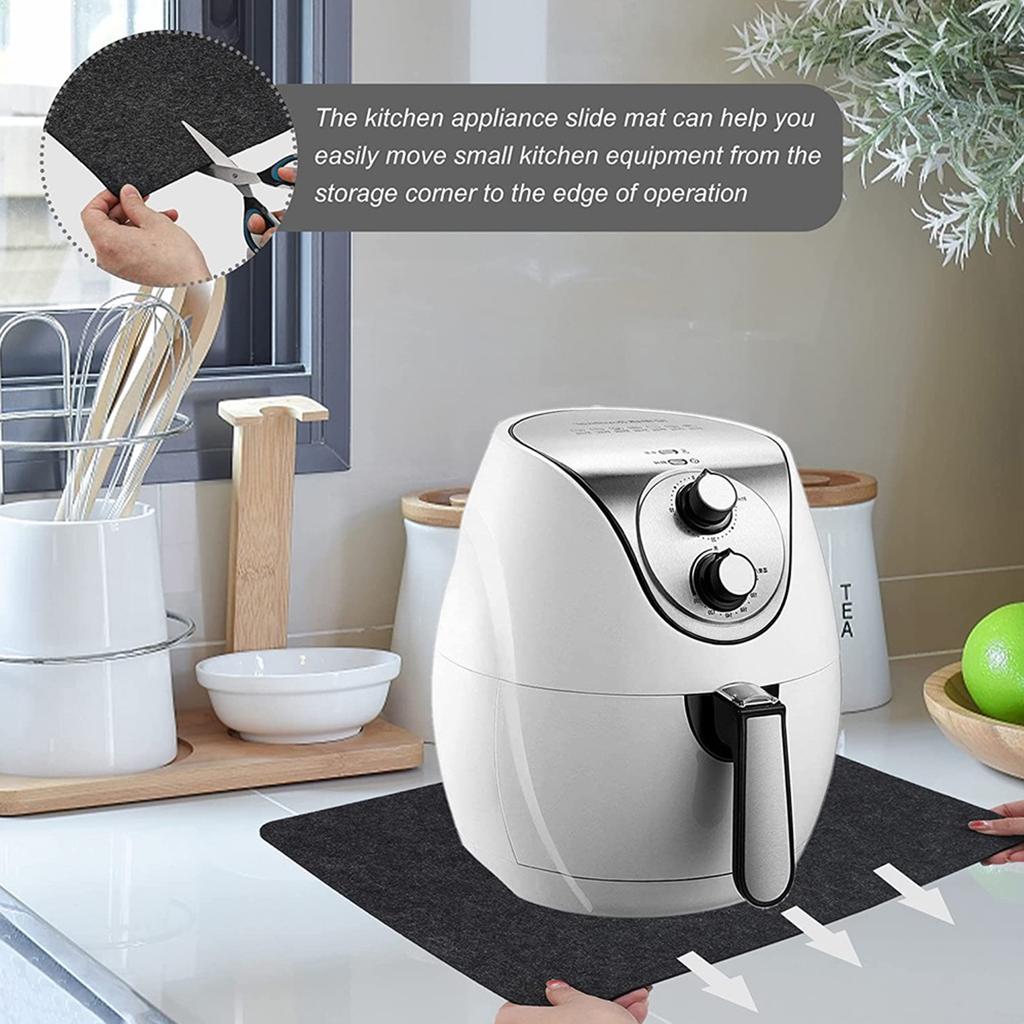 Värmebeständiga Mattor Halkfria Bänkskive Skydd Bordsunderlägg Airfryer Köksmaskin Mattor Kuddar Filtmaterial