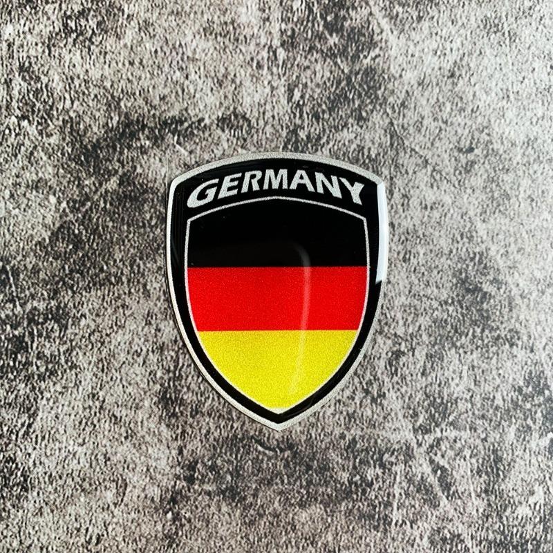 Universal 3D Reflective World National Flag Stickers Decals for Car Motorcycle Exterior Decoration