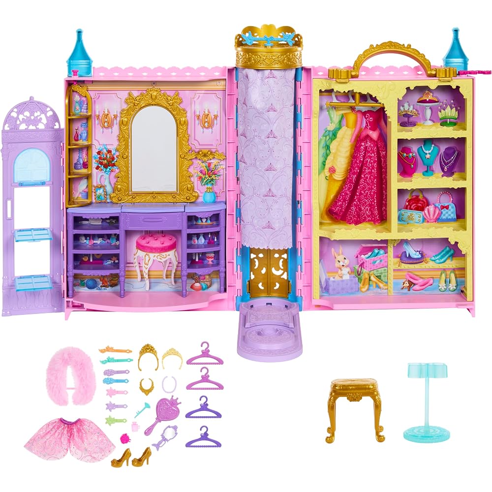 Mattel Disney Princess (Disney Princess) Tokimeki Closet Rapunzel Doll/House Playback/Play with A...
