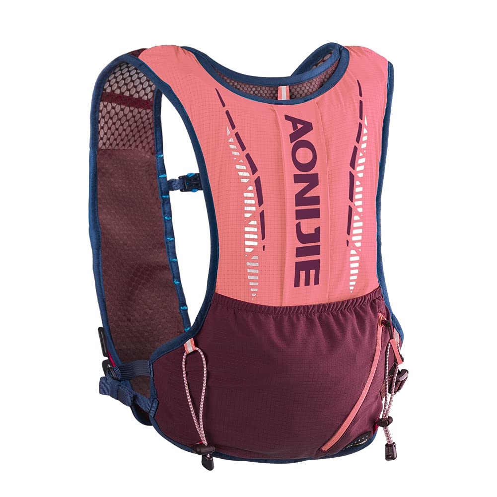 

[Aonijie] Running Backpack Trail Running Rucksack Backpack Lightweight Cycling Hydration System Compatible 5L 9102S Pink