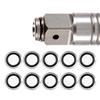 10pcs 1/2inch Retaining Clip With O-rings For Impact Wrench Snap Anti Detachment For 1/2inch Driver Wrench